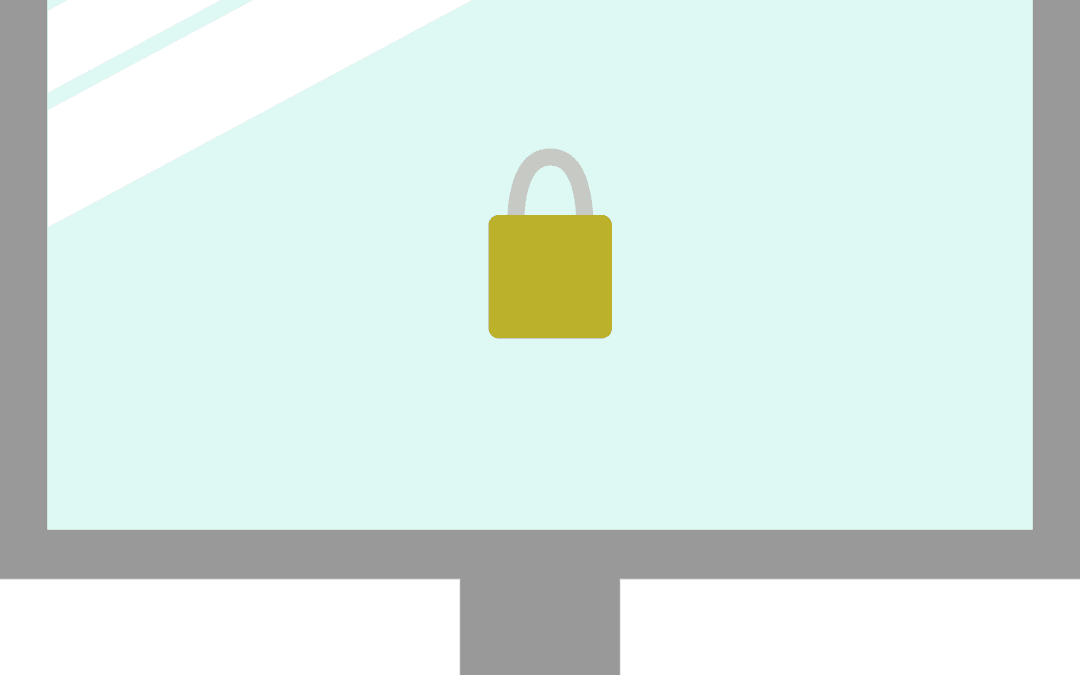 Free security lock protect vector
