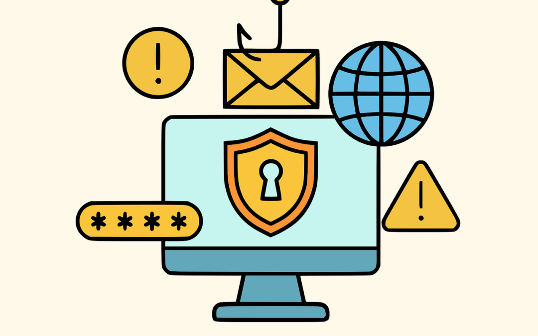 Free cybercrime security scam vector